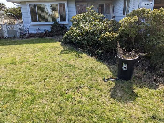 mowing  lawn sprinkler system
